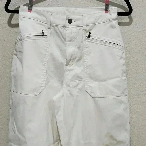 H&M White Cargo Pants Size 2 - Picture 1 of 11
